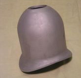 Dome to suit 9 7/8" diameter barrel, height aprx 5 1/8" from top of barrel, can be cast either open or closed-top. Decorative Cover. Cast Aluminium