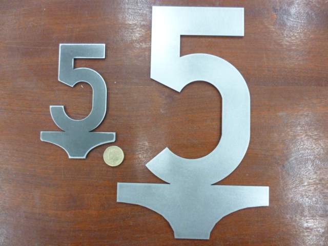 Large 5mph Speed Sign - Steel Profile